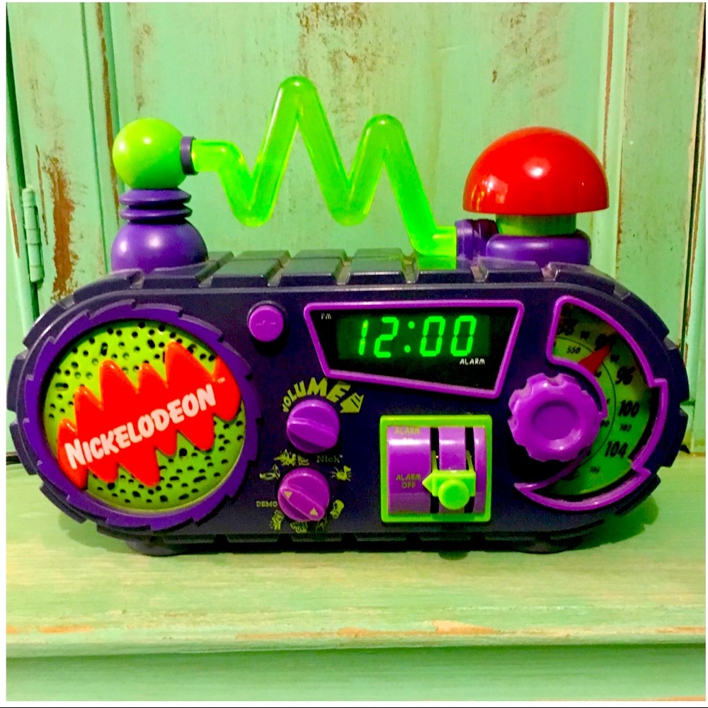 Vintage 90’s Time Blaster Nickelodeon Alarm Clock